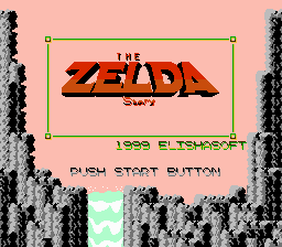 The Zelda Story Title Screen